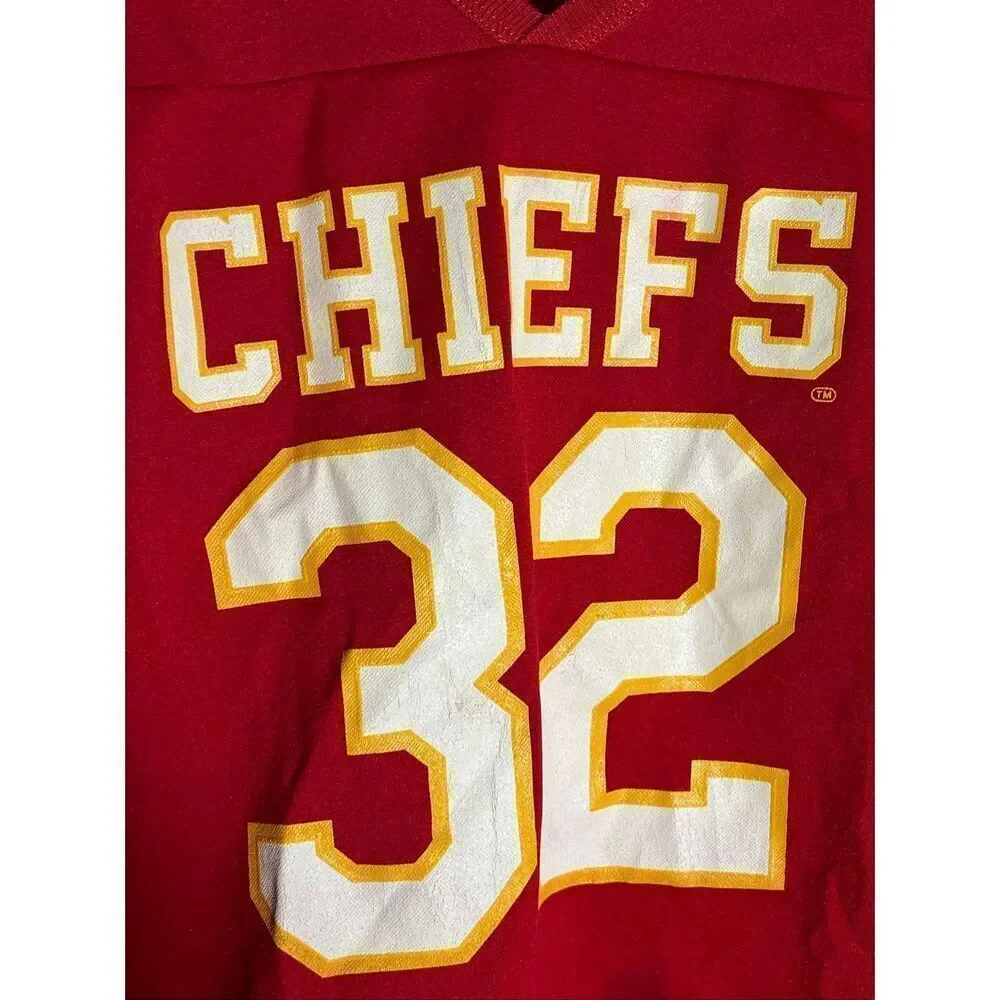 Vintage 80s Rawlings NFL Kansas City Chiefs 32 Jersey